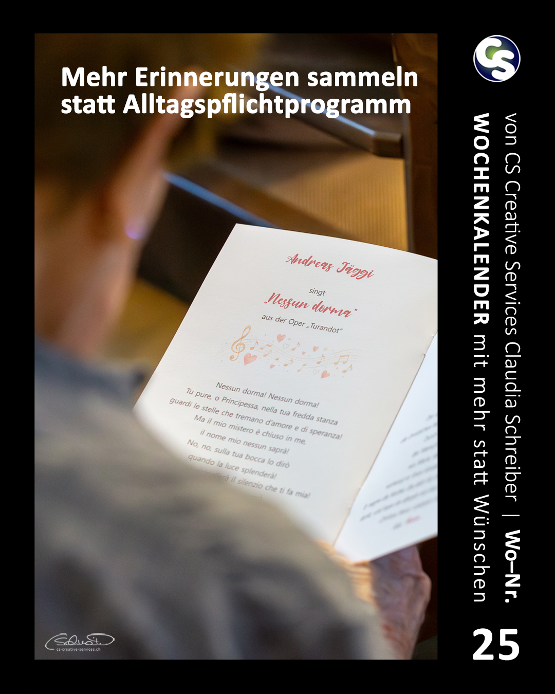 25 Wochenkalender